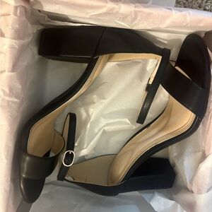 Kelly & Katie Black Block Heels